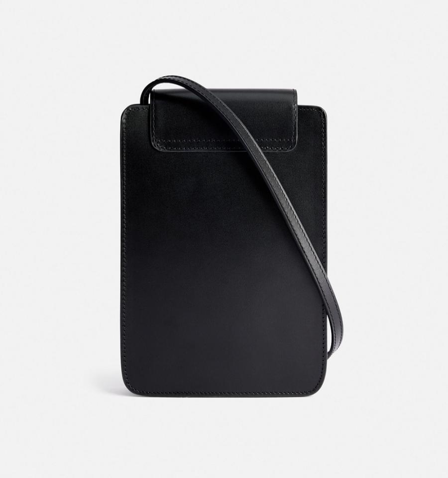 Ami Paris Vertical Pouch Bags Black | ami_US499