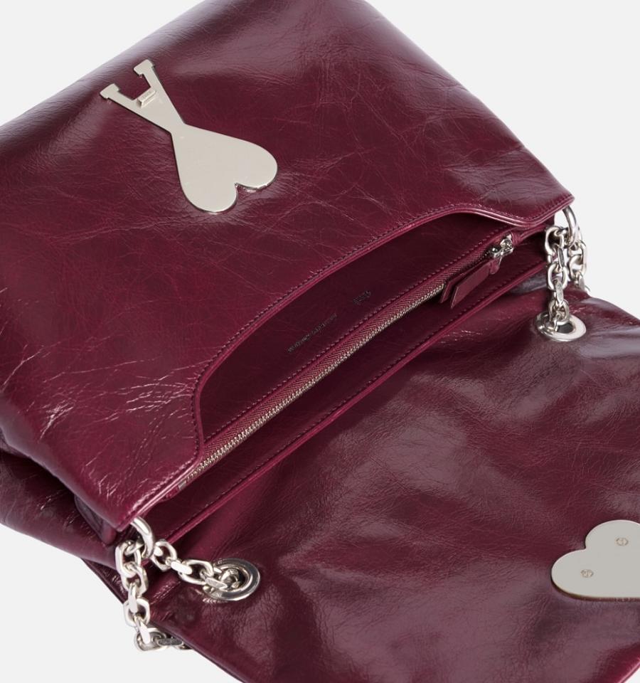 Ami Paris Voulez-Vous Bags Burgundy | ami_US232