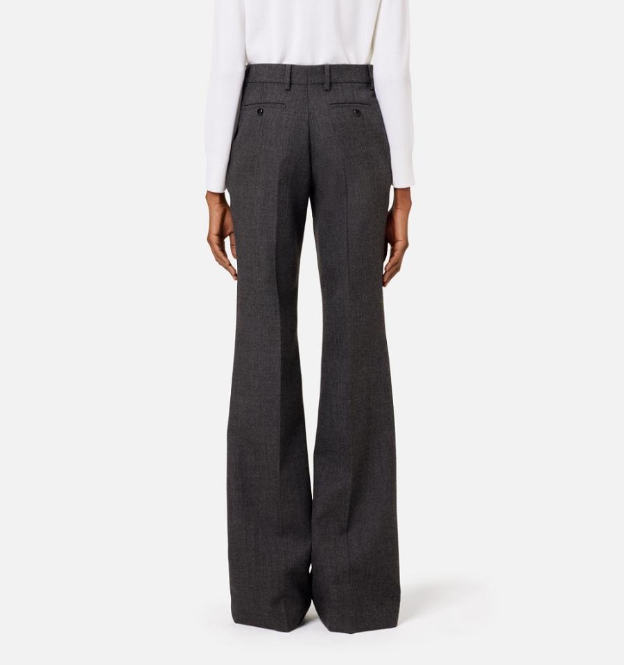 Ami Paris Wide Fit Pants Grey | ami_US311