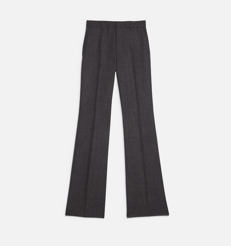 Ami Paris Wide Fit Pants Grey | ami_US311