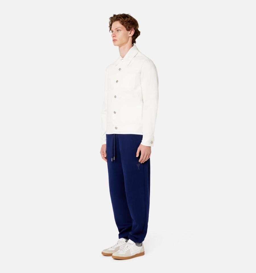 Ami Paris Worker Jackets White | ami_US192