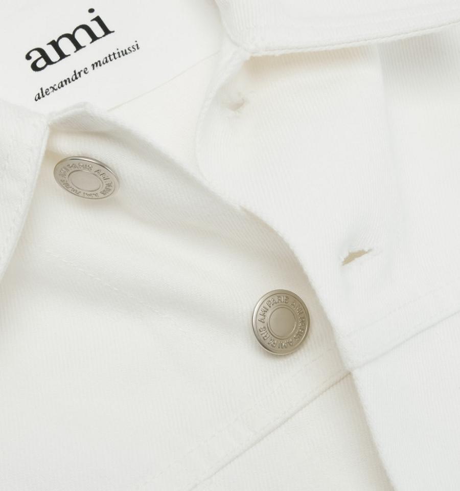 Ami Paris Worker Jackets White | ami_US192