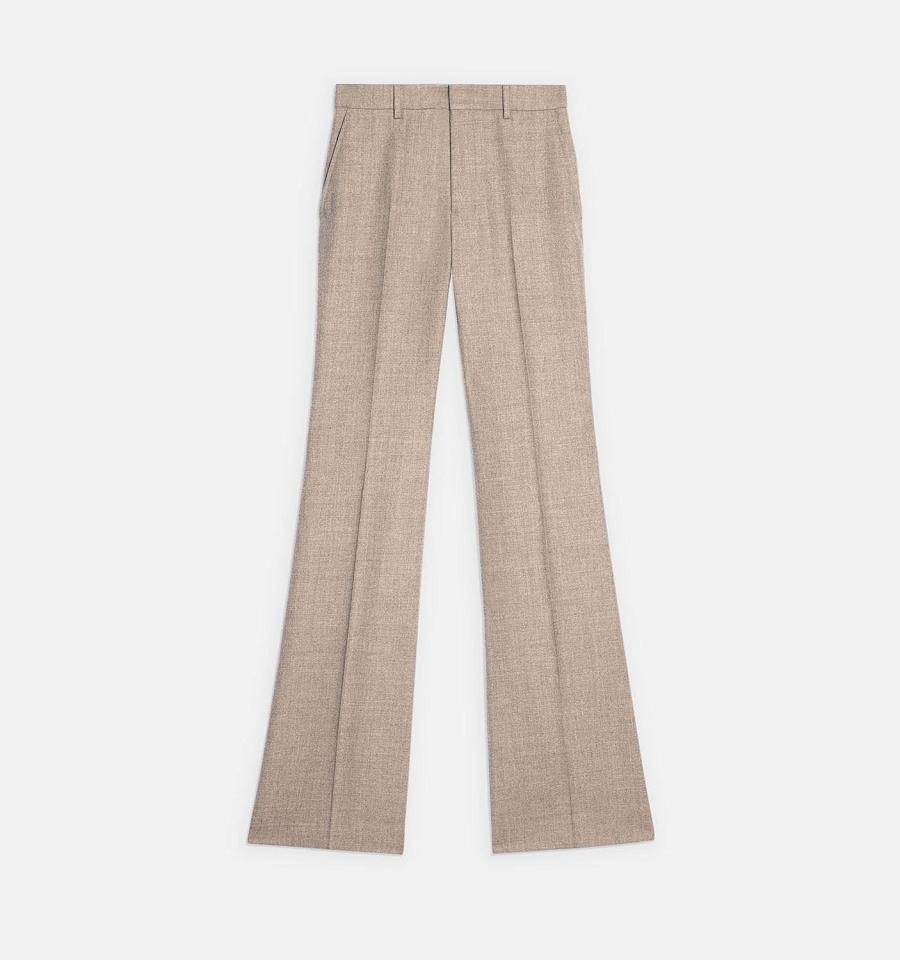 Ami Paris flared tailored Pants Khaki | ami_US456